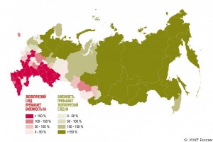 WWF оценил экологический след российских регионов